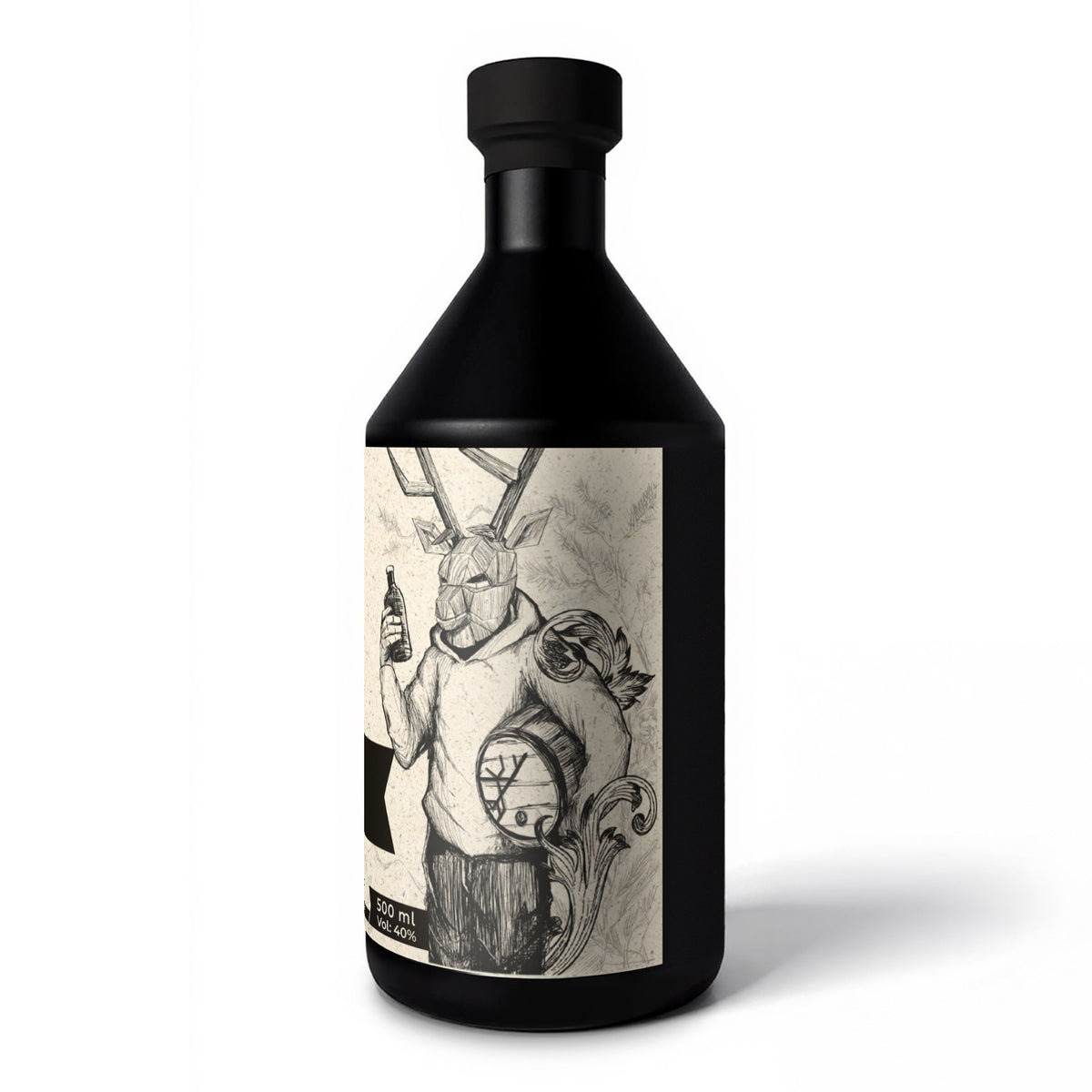 Chocolate Rum — bottle backside