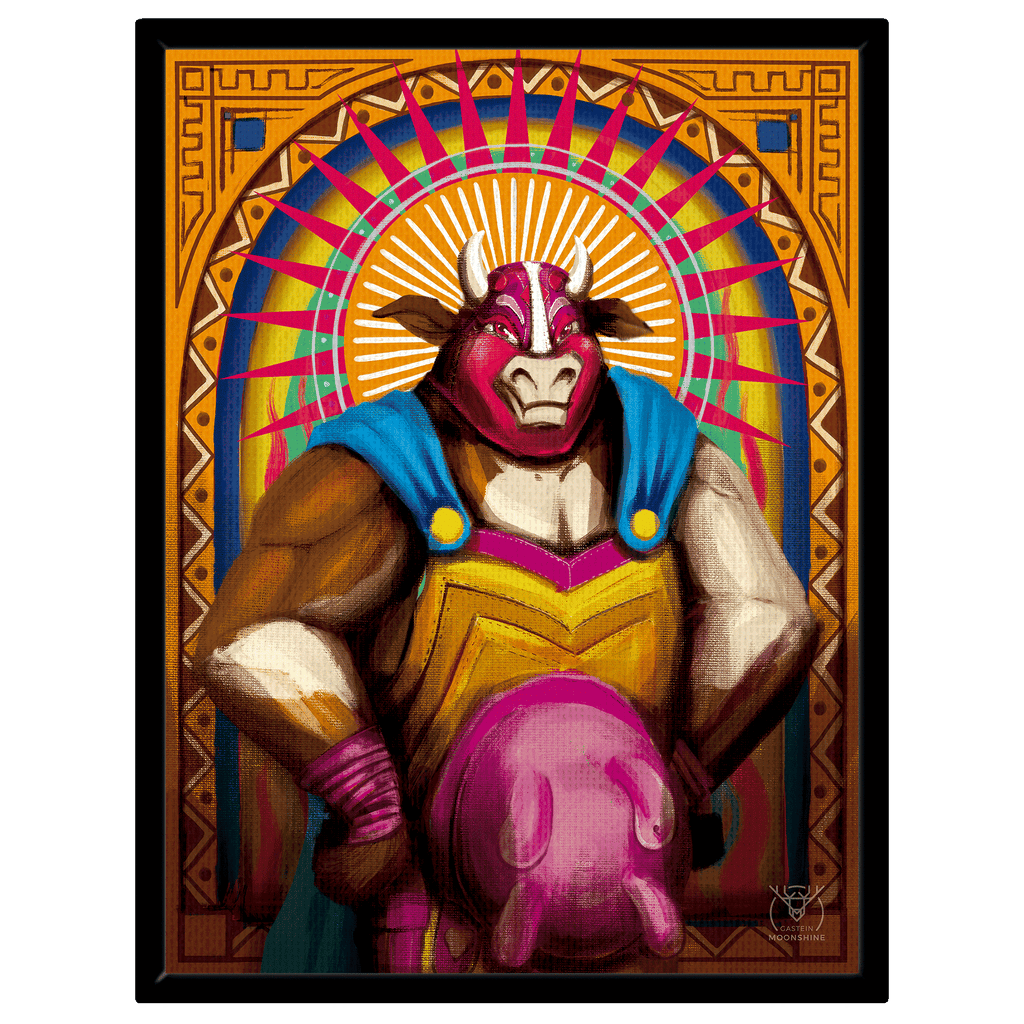 Bertha Libre, The Bombshell Cow – Bad Gastein Canvas Wall Art