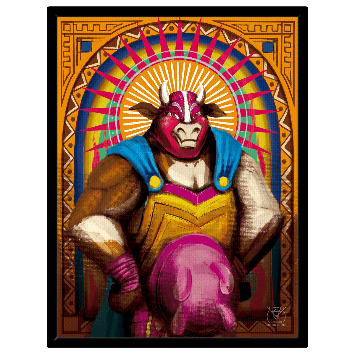 Bertha Libre, The Bombshell Cow – Bad Gastein Canvas Wall Art
