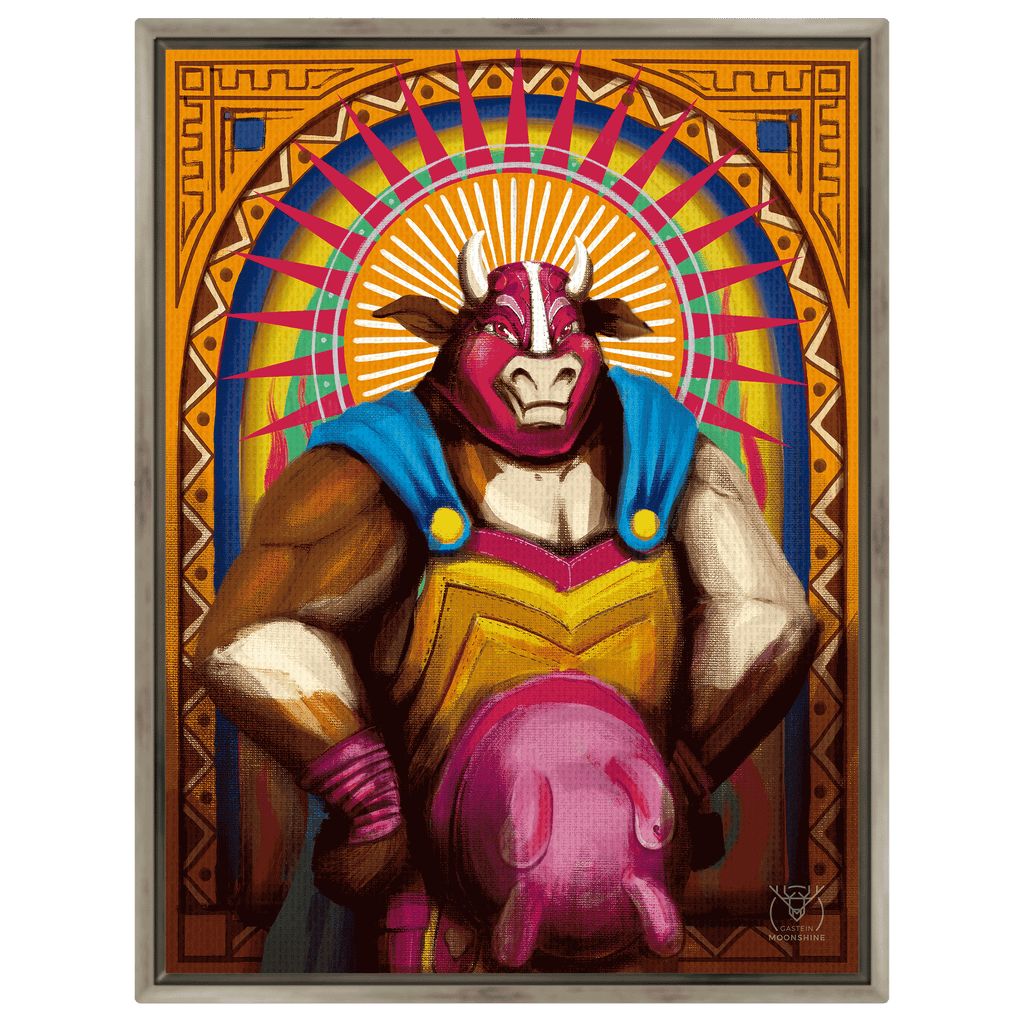 Bertha Libre, The Bombshell Cow – Bad Gastein Canvas Wall Art