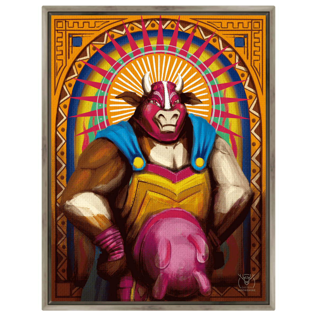 Bertha Libre, The Bombshell Cow – Bad Gastein Canvas Wall Art