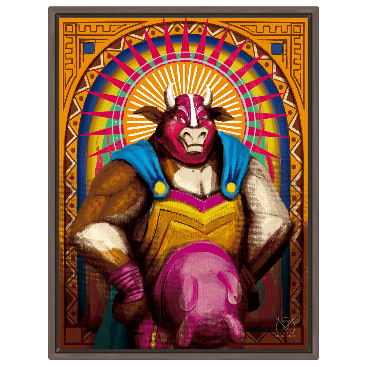 Bertha Libre, The Bombshell Cow – Bad Gastein Canvas Wall Art