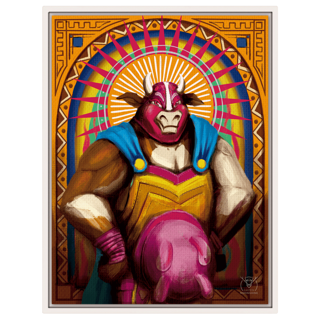 Bertha Libre, The Bombshell Cow – Bad Gastein Canvas Wall Art