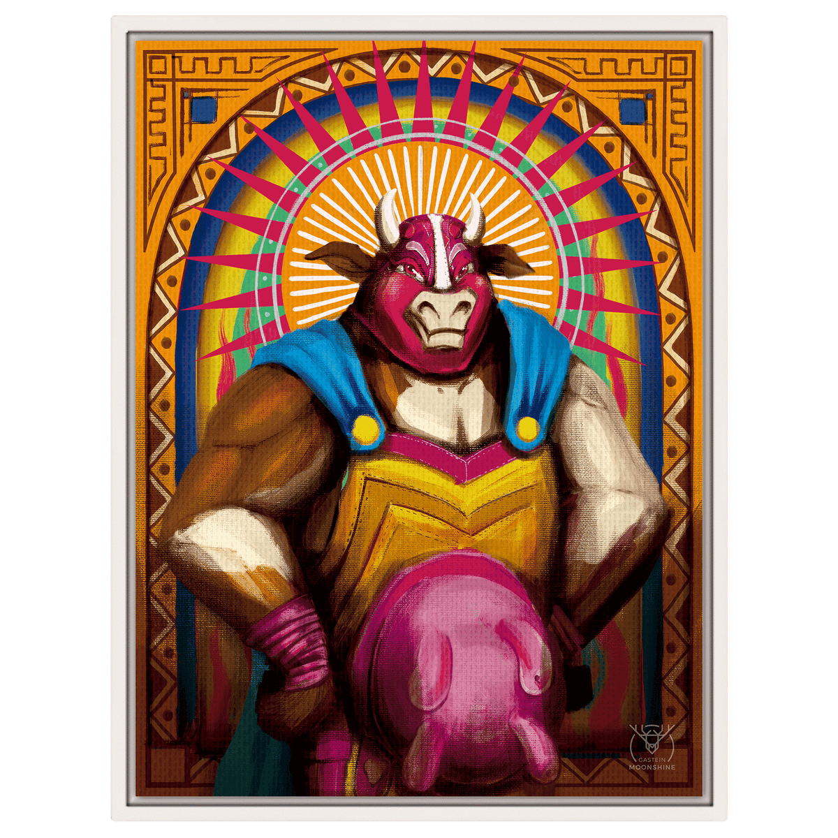 Bertha Libre, The Bombshell Cow – Bad Gastein Canvas Wall Art