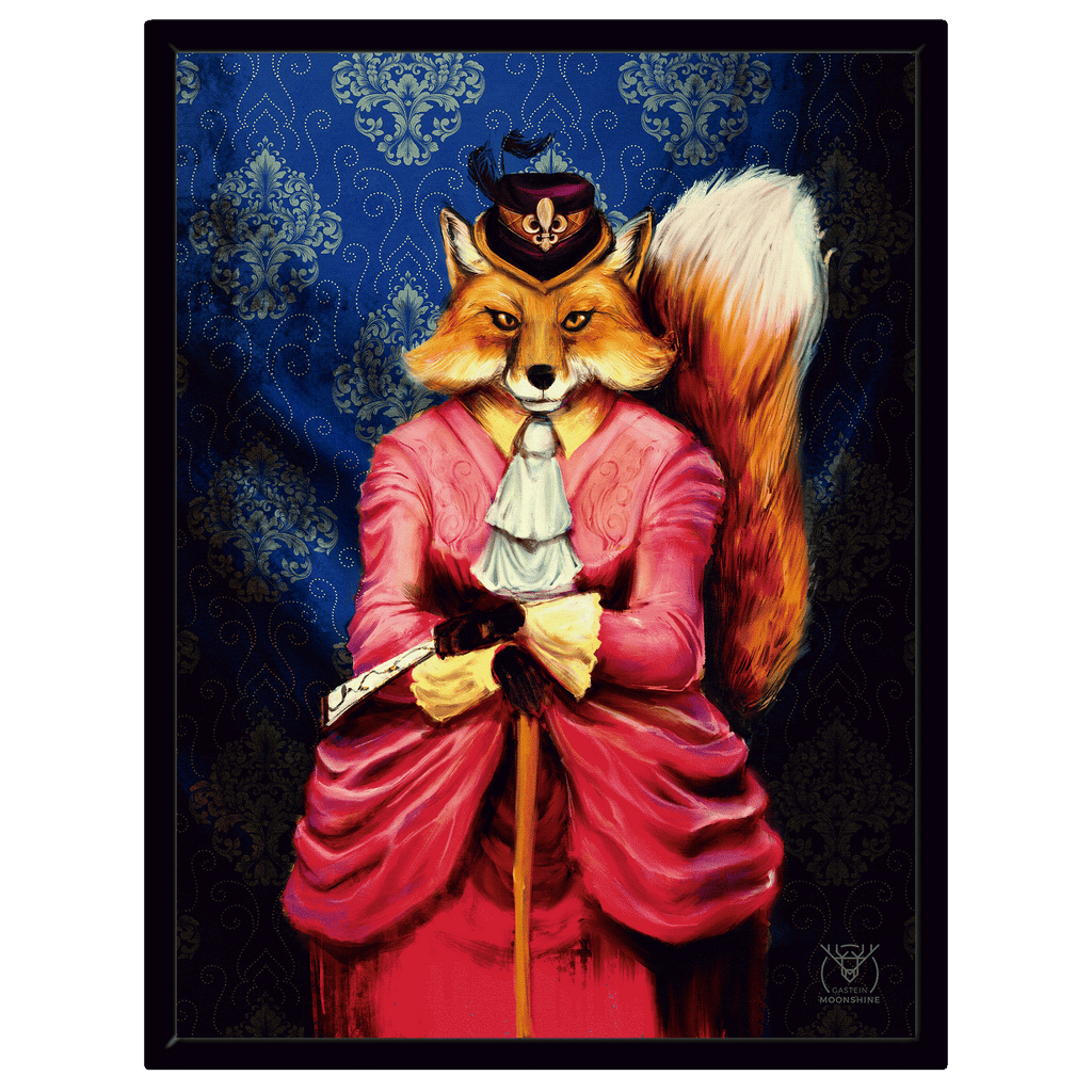Lilith der Fuchs – Bad Gastein Leinwandbild
