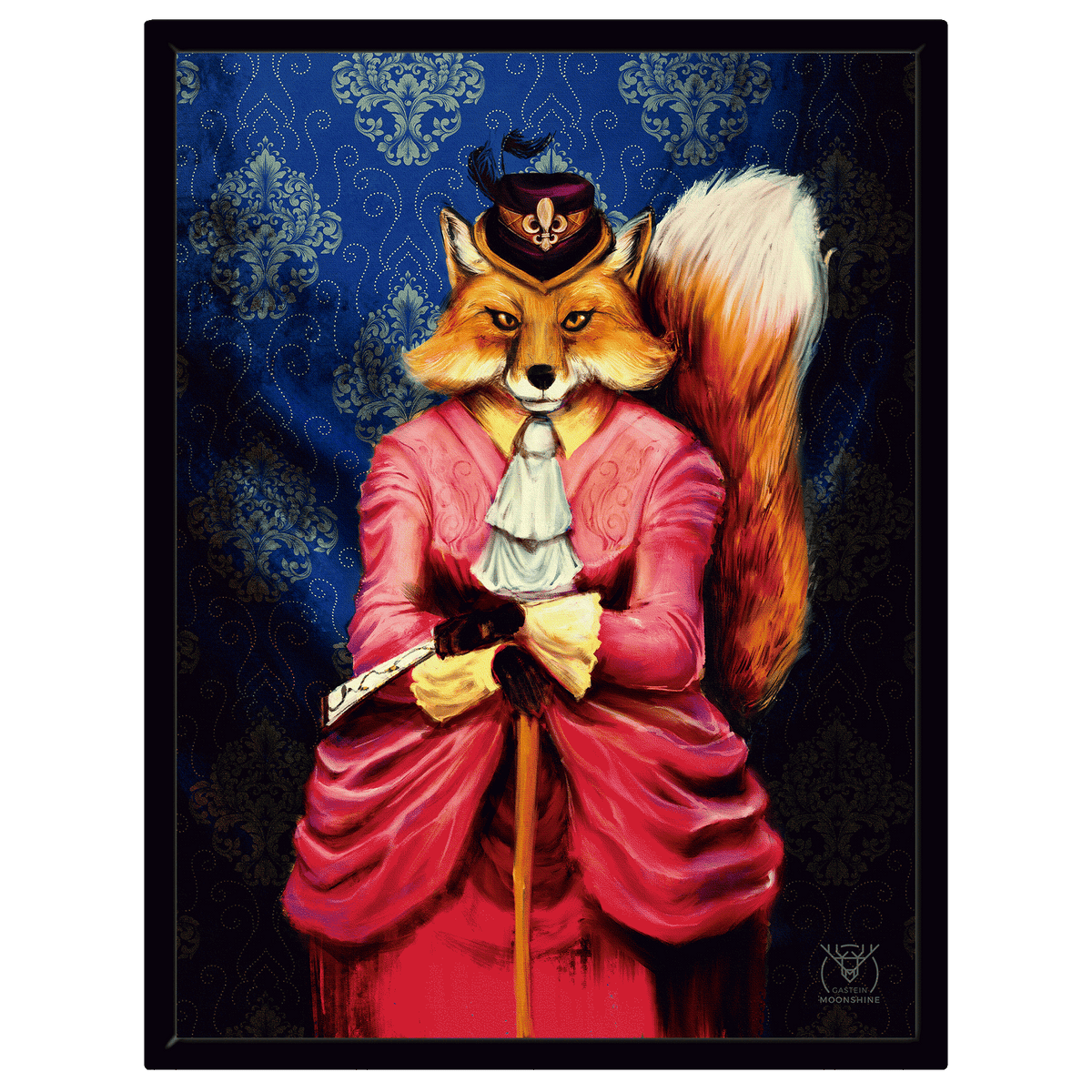 Lilith der Fuchs – Bad Gastein Leinwandbild