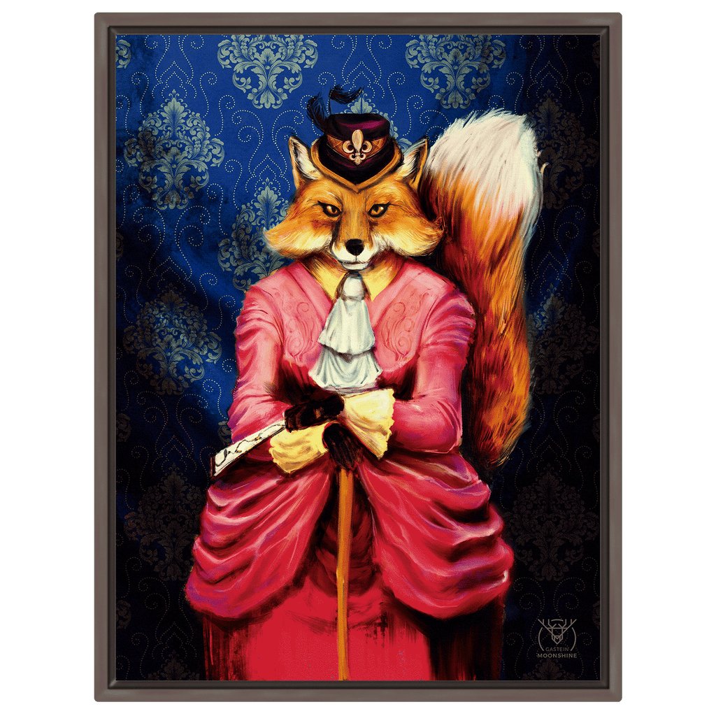 Lilith der Fuchs – Bad Gastein Leinwandbild