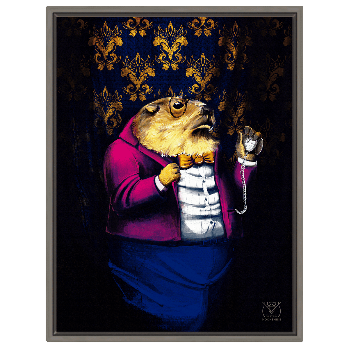 Murmeltier Ralph – Bad Gastein Leinwand Wandkunst