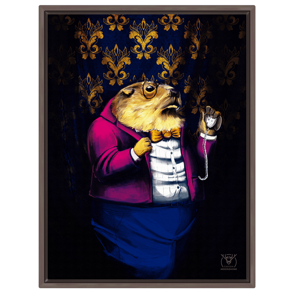 Murmeltier Ralph – Bad Gastein Leinwand Wandkunst
