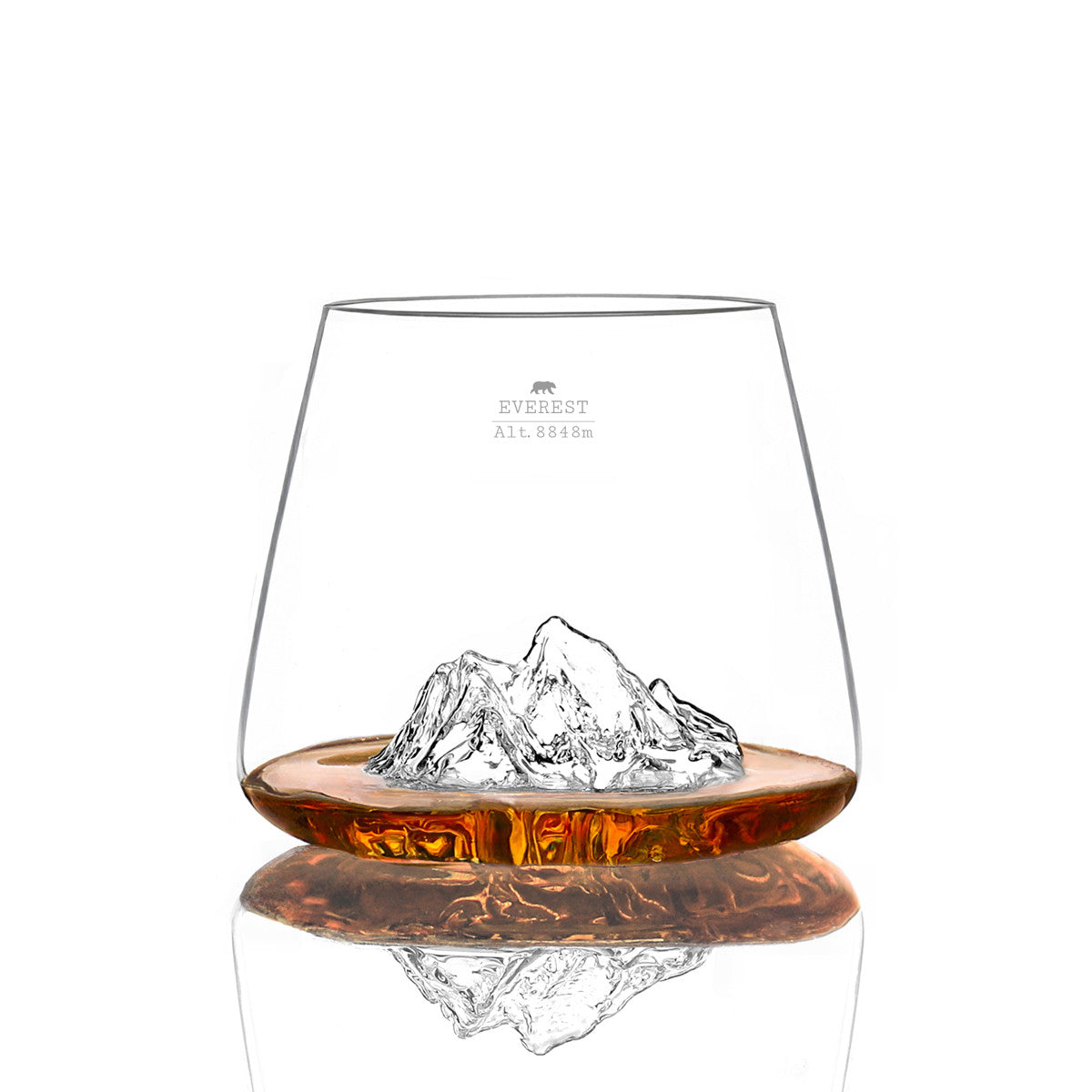 2 Spirits Glasses - Mt. Everest & Mt. Blanc