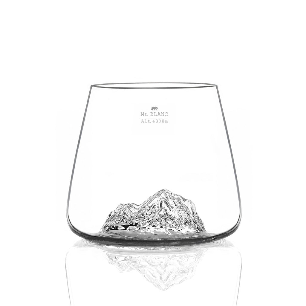 2 Spirits Glasses - Mt. Everest & Mt. Blanc