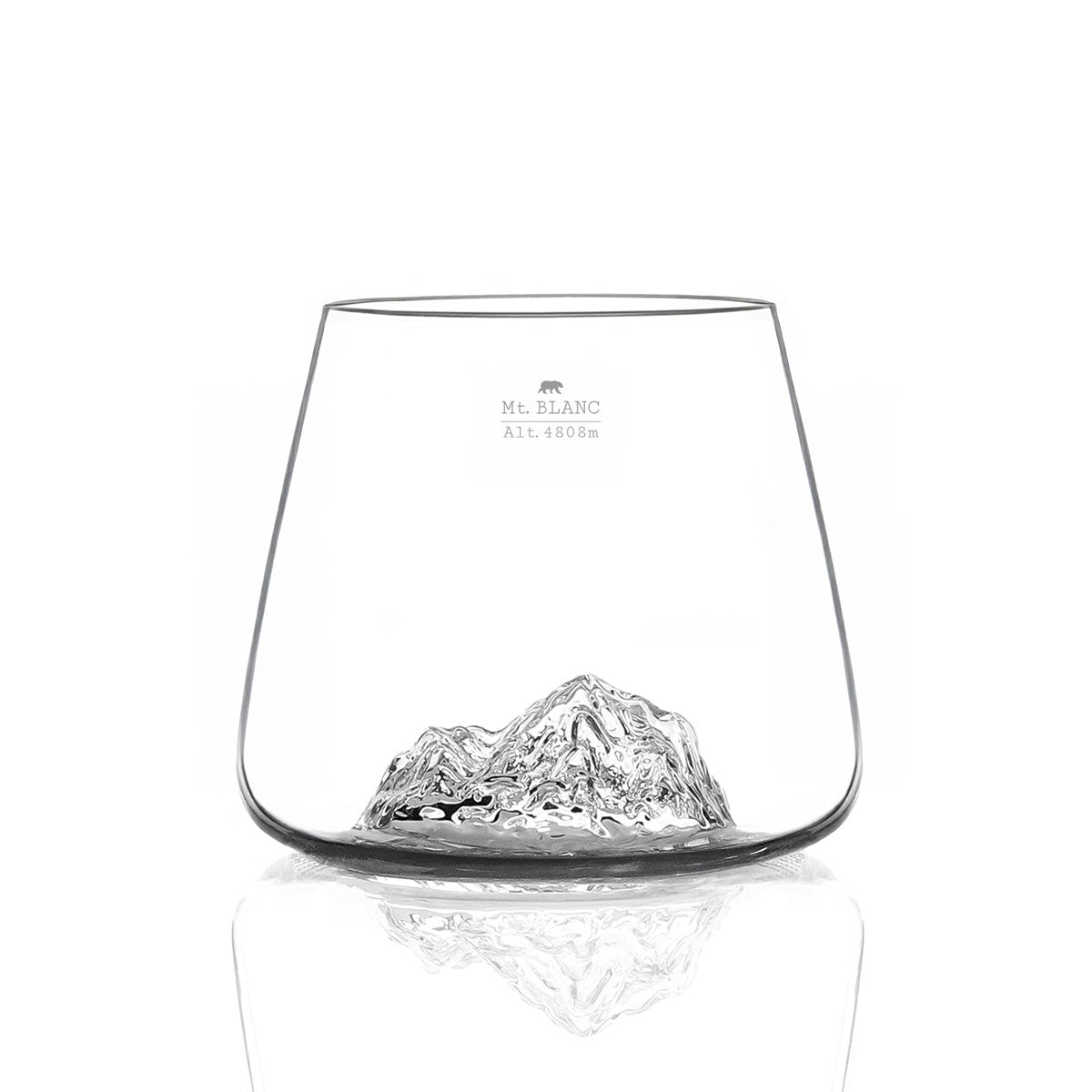 2 Spirits Glasses - Mt. Everest & Mt. Blanc