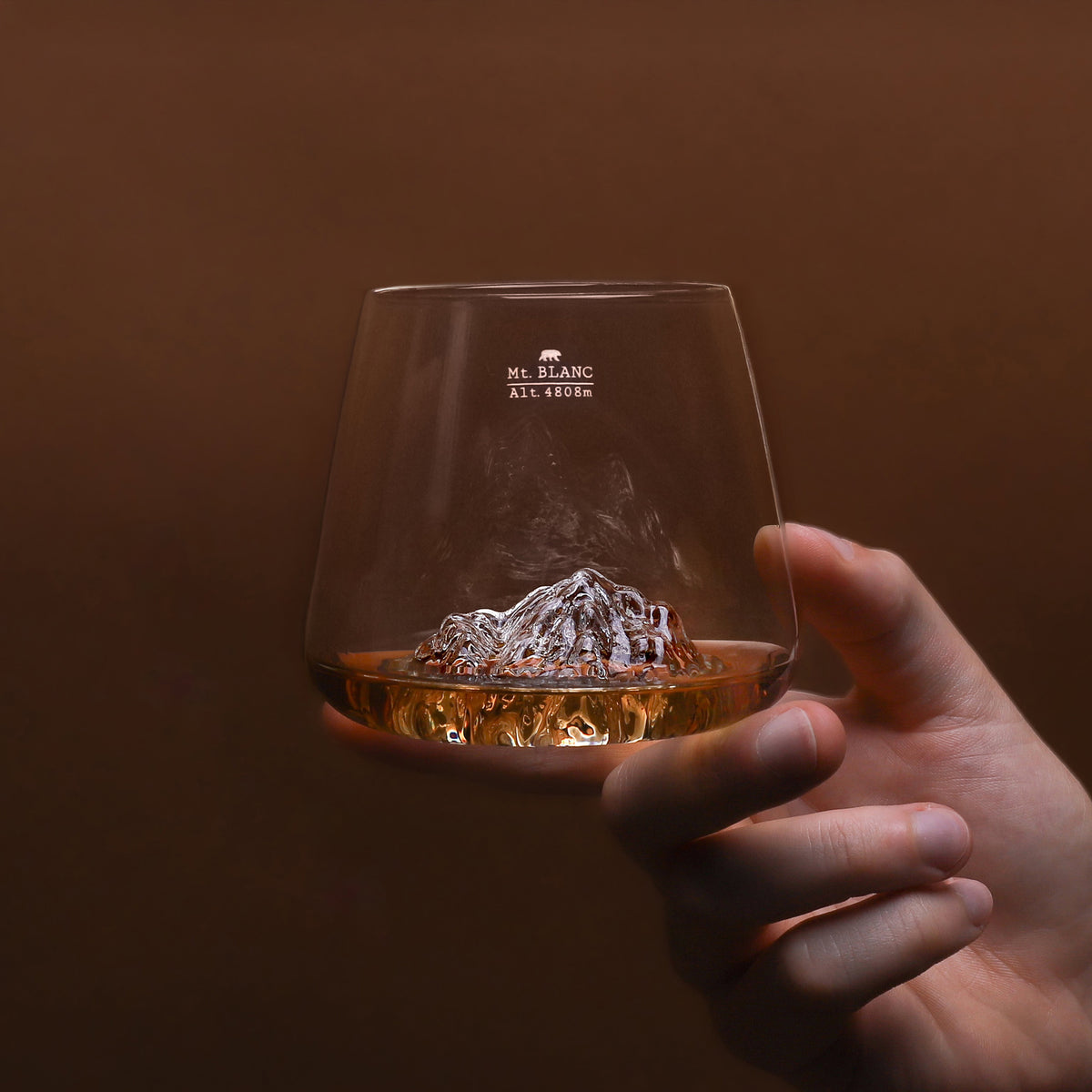 2 Spirits Glasses - Mt. Everest & Mt. Blanc