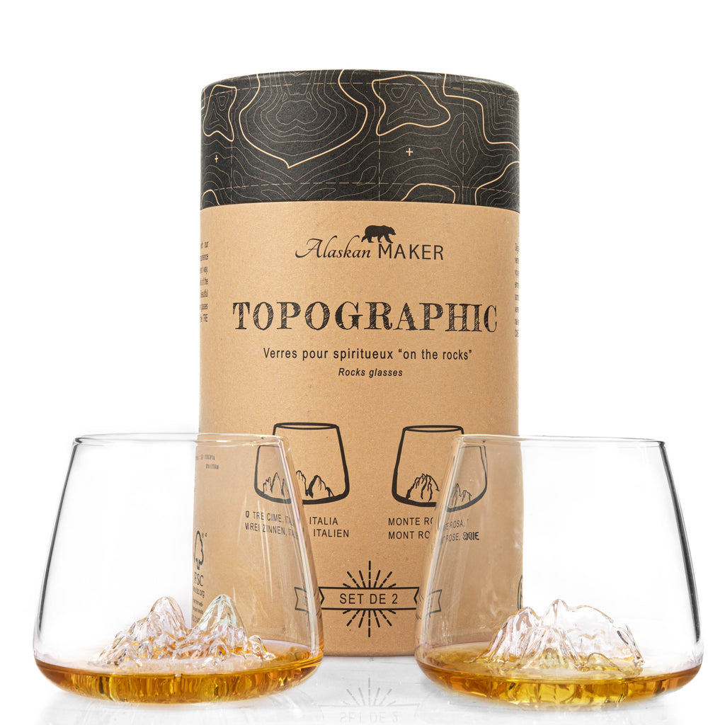 2 Spirits Glasses - Mt. Rosa & Tre Cime