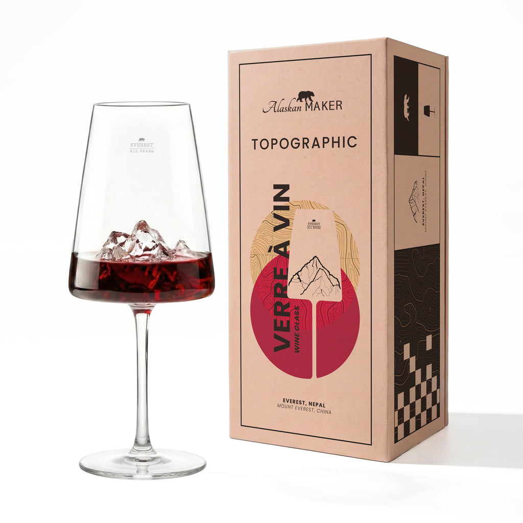 Wine Glass Set - Mt. Everest