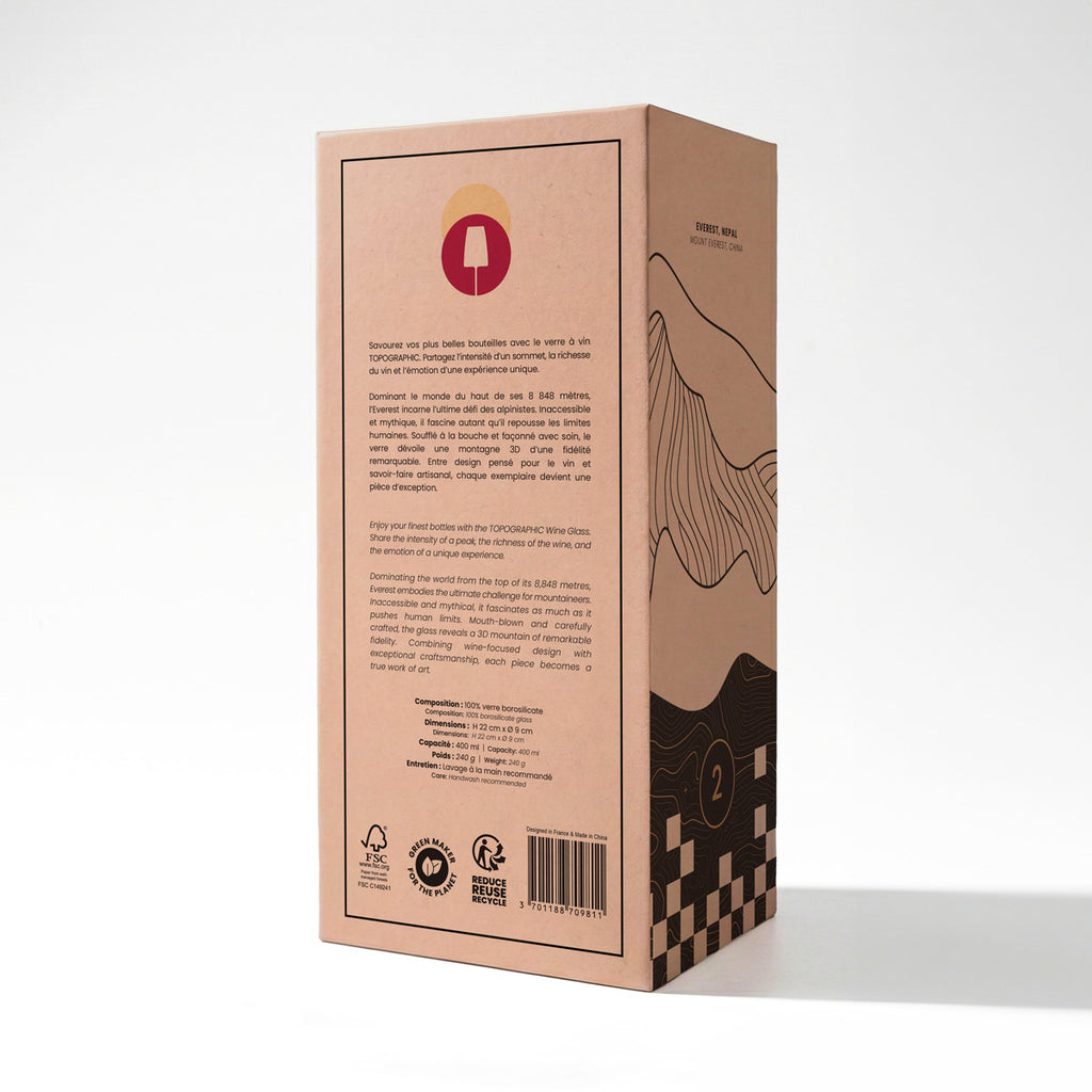 Wine Glass Set - Mt. Everest