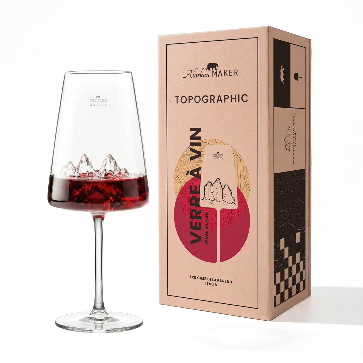 Wine Glass Set - Tre Cime