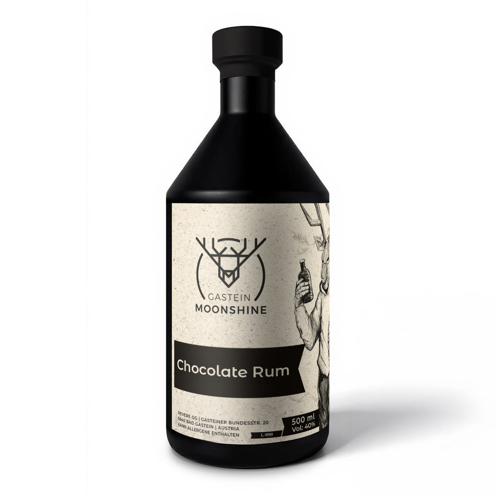 Chocolate Rum — Gastein Moonshine, 500 ml bottle