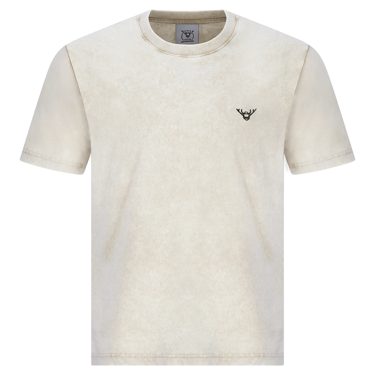 Powder Snow Tee - Beige Acid Washed