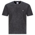 Smoke Signal T-Shirt – Black Acid Washed