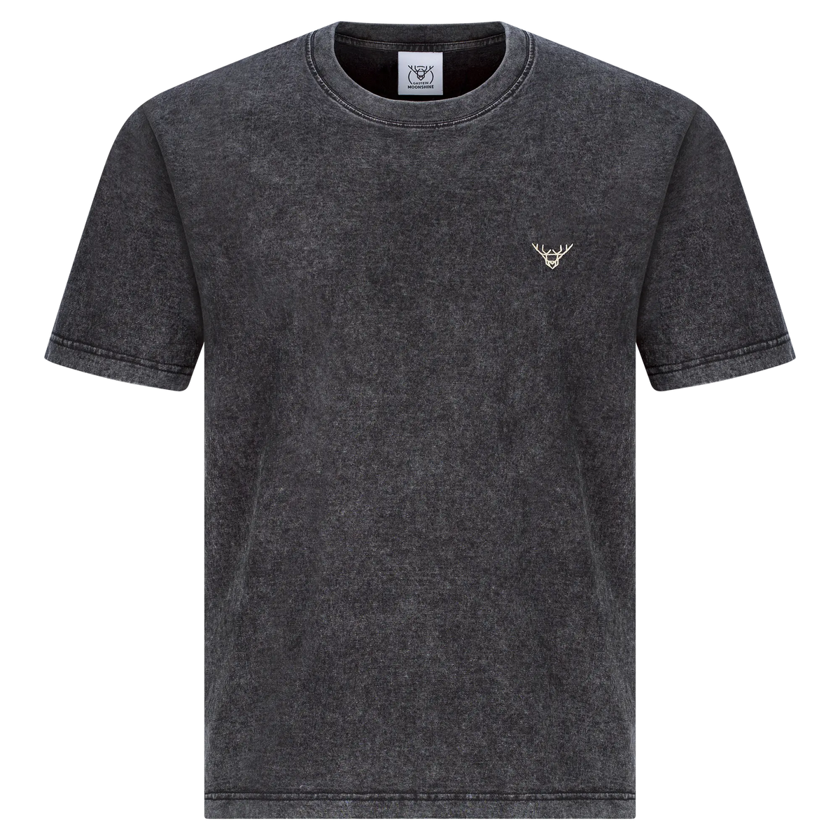 Smoke Signal T-Shirt – Black Acid Washed
