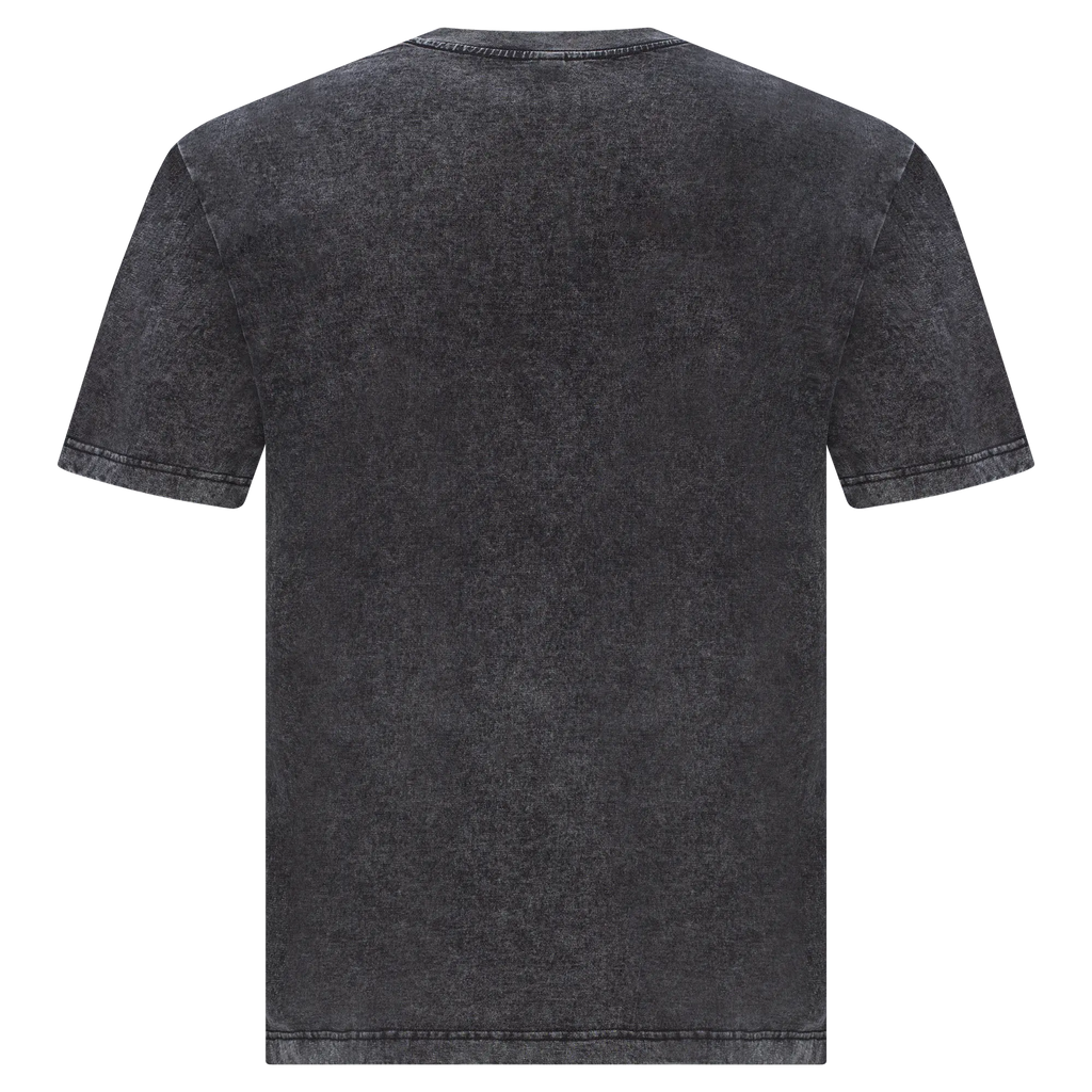 Smoke Signal T-Shirt – Black Acid Washed