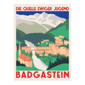 Bad Gastein „Die Quelle ewiger Jugend“ – Originales Reiseplakat