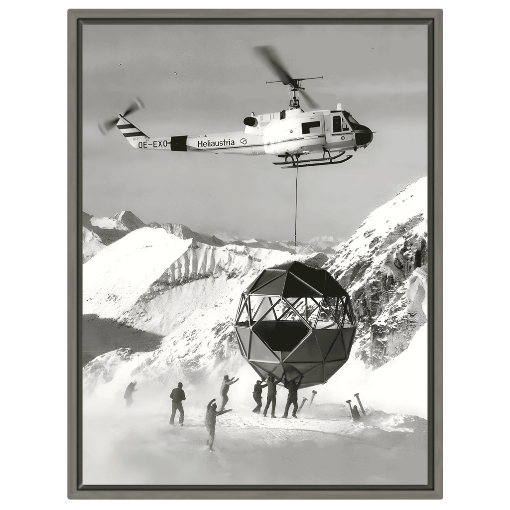 Garstenauer Dome Legend – Vintage Reiseplakat auf Leinwand