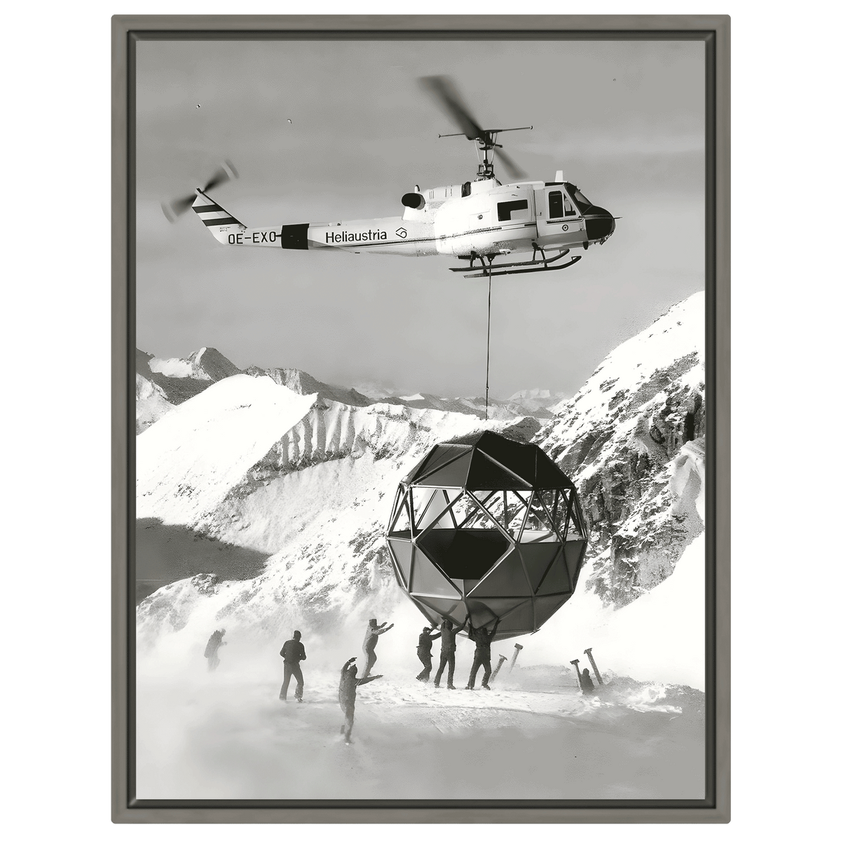 Garstenauer Dome Legend – Vintage Reiseplakat auf Leinwand
