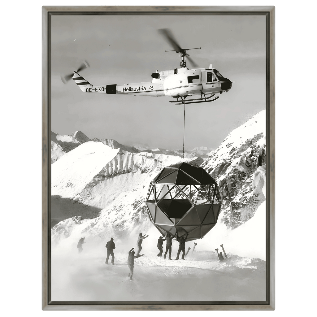 Garstenauer Dome Legend – Vintage Reiseplakat auf Leinwand