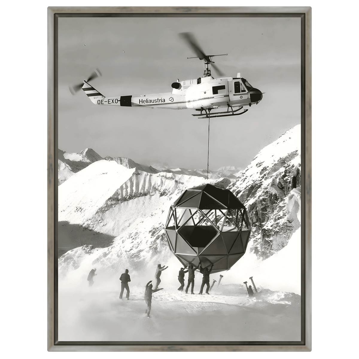 Garstenauer Dome Legend – Vintage Reiseplakat auf Leinwand