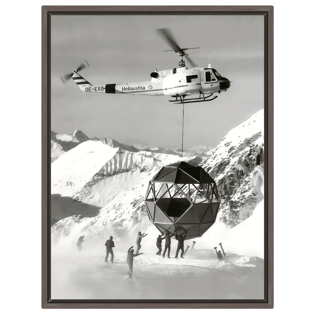 Garstenauer Dome Legend – Vintage Reiseplakat auf Leinwand