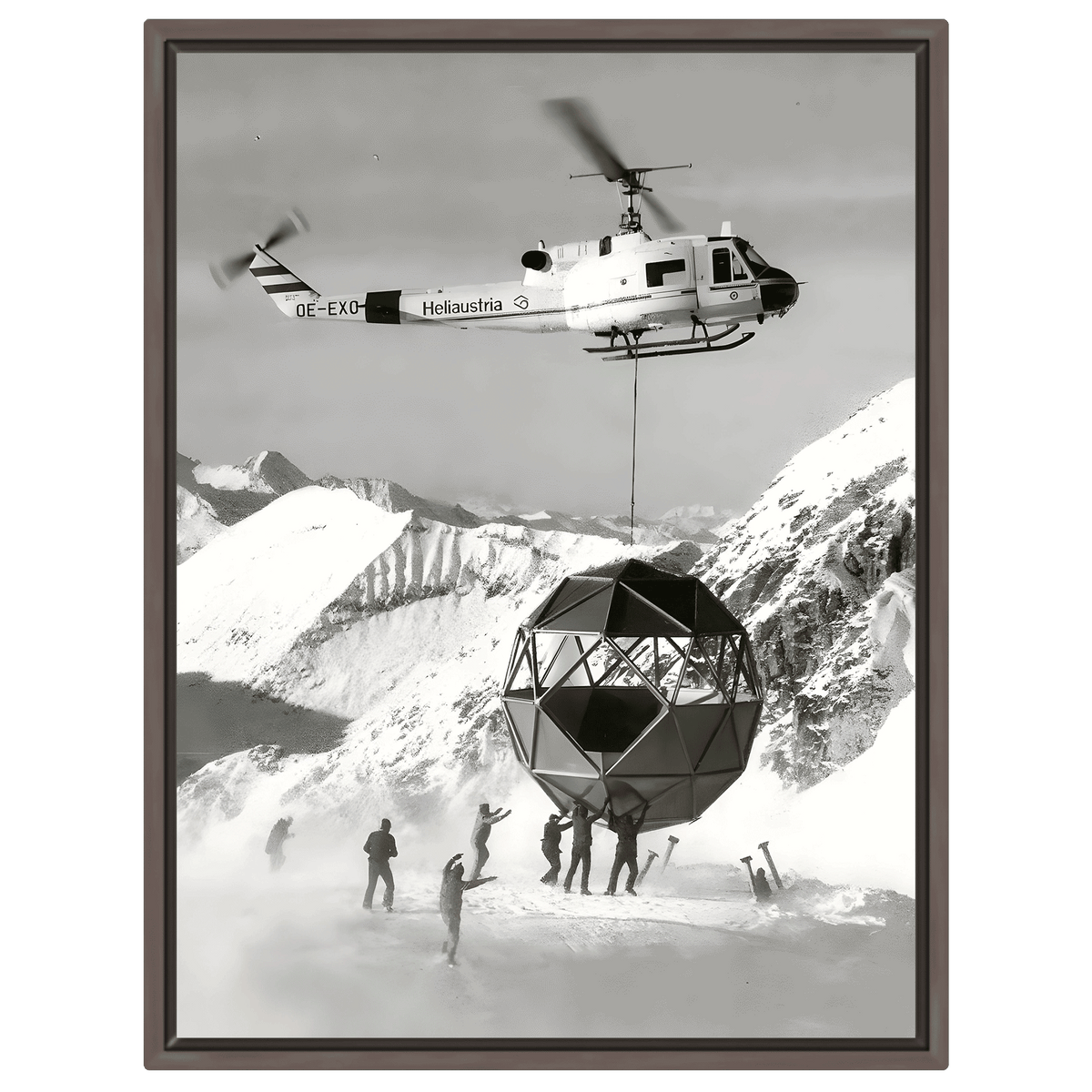 Garstenauer Dome Legend – Vintage Reiseplakat auf Leinwand