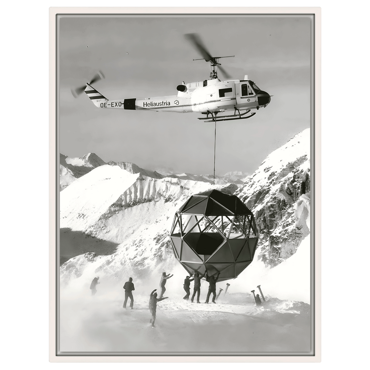 Garstenauer Dome Legend – Vintage Reiseplakat auf Leinwand