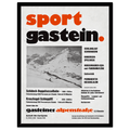 Sport Gastein – Retro 1970er Ski-Poster Leinwand