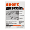 Sport Gastein – Ski-Poster im Retro-Stil der 1970er